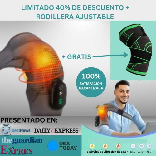 Almohadilla Térmica para Hombros + Rodillera Deportiva Ajustable